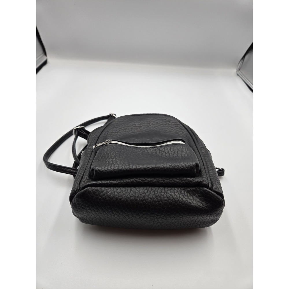 Disney/Pixar Mini Plain Black Backpack with Ears And Adjustable Straps - Picture 3 of 12